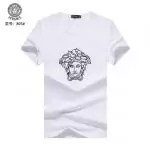 versace cotton classic medusa sequin t-shirt embroidery medusa blanc